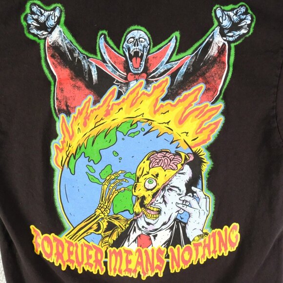 Broken Promises T Shirt Extra Large Black Double Sided Never Forgive - Picture 4 of 10